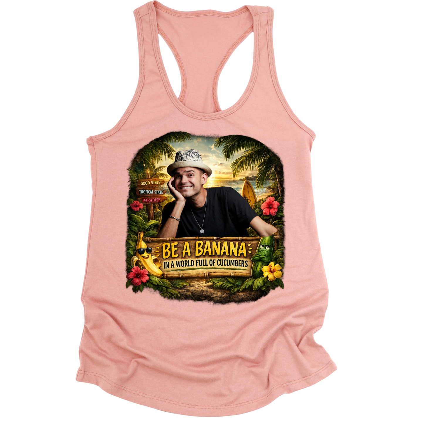 Be A Banana Womens Tank Top