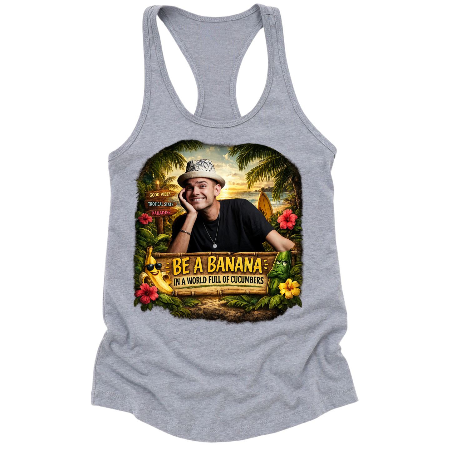 Be A Banana Womens Tank Top